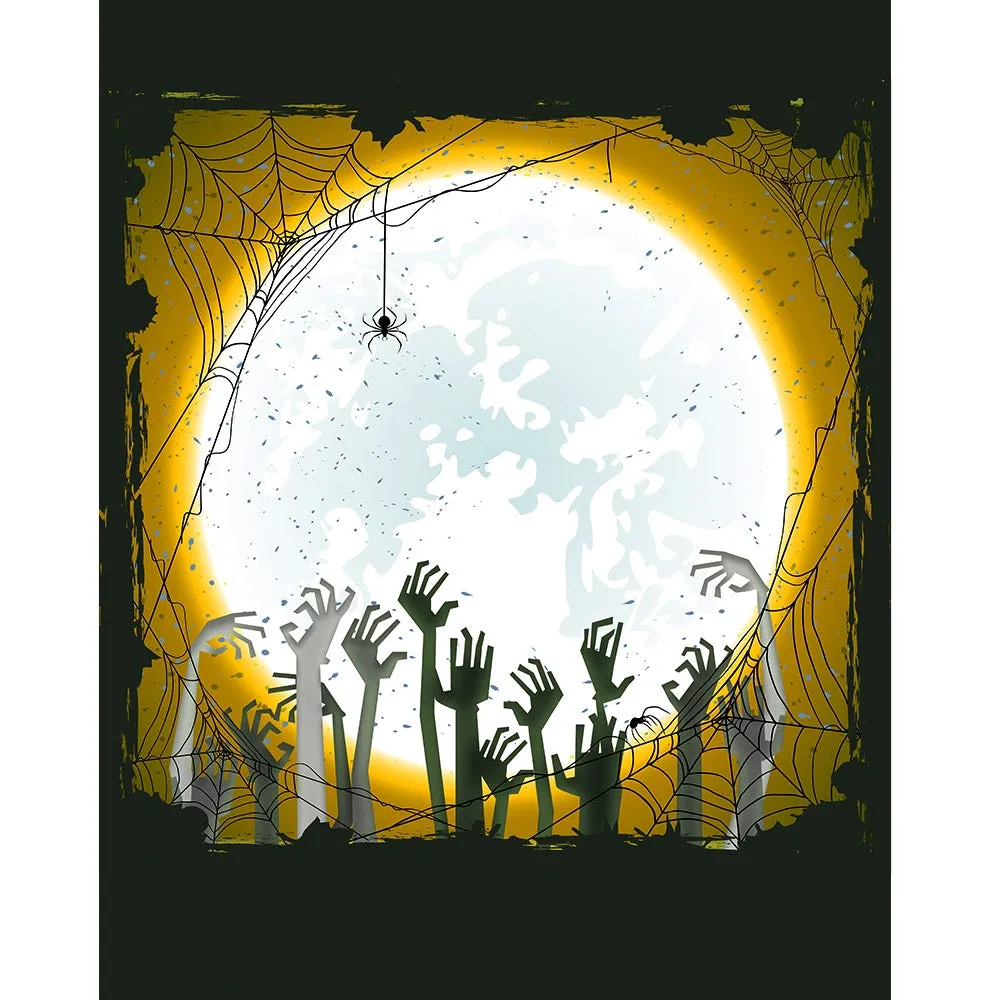 Zombie Land Printed Backdrop