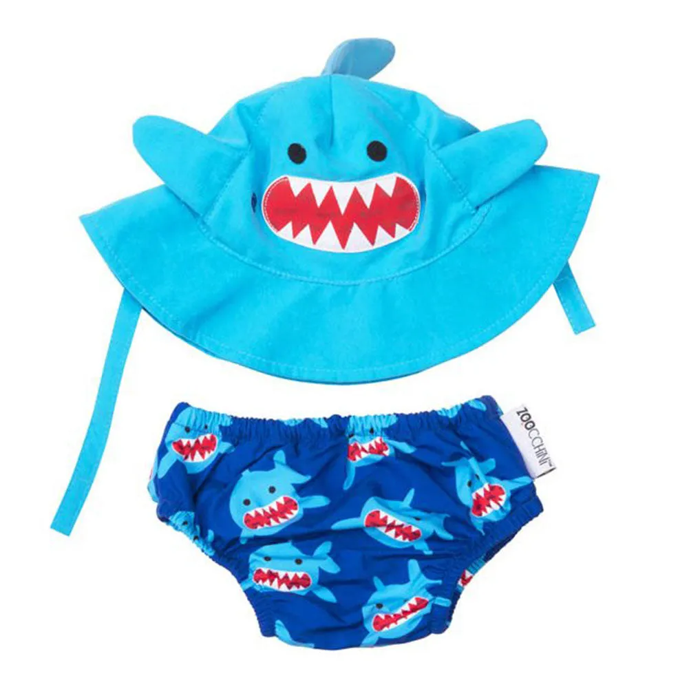 Zoocchini Baby Swim Set - Shark Small