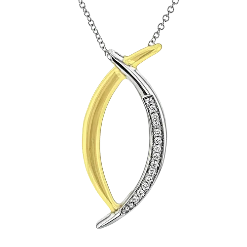 ZP1162 Pendant in 14k Gold with Diamonds