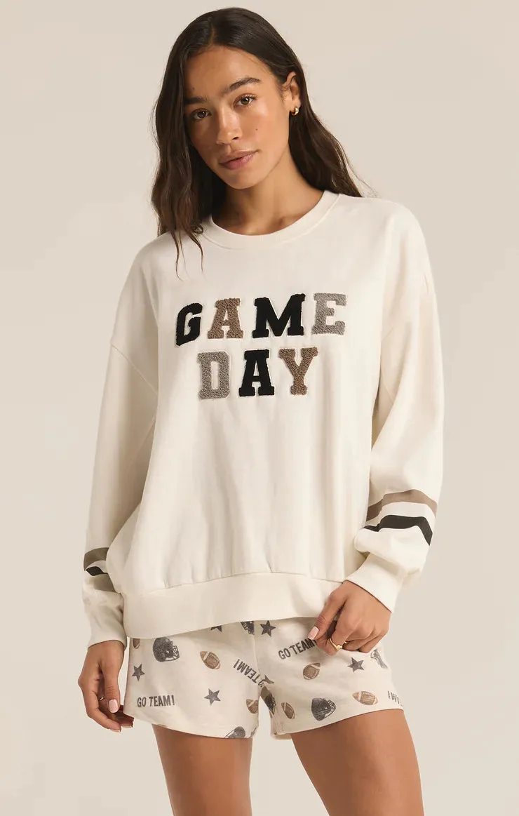 ZSU Oversized Game Day Patch Sweatshirt