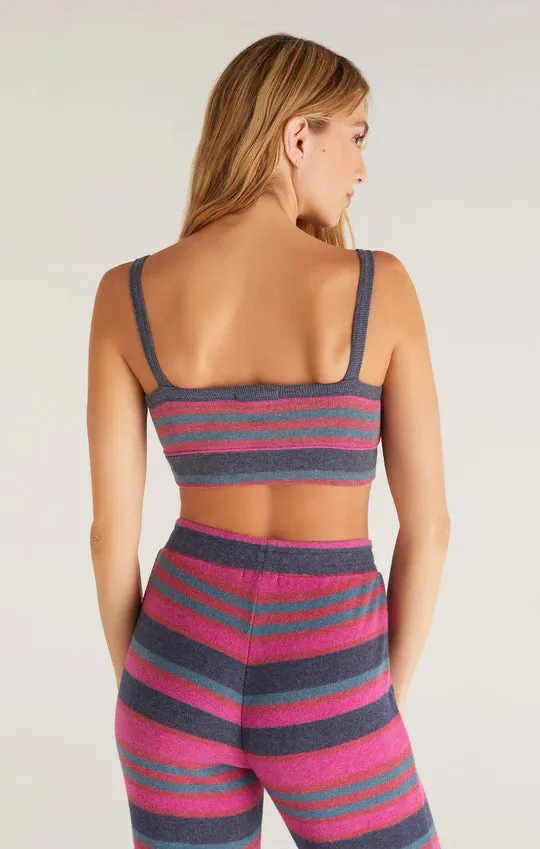 ZSU SATURDAYS STRIPE TANK BRA