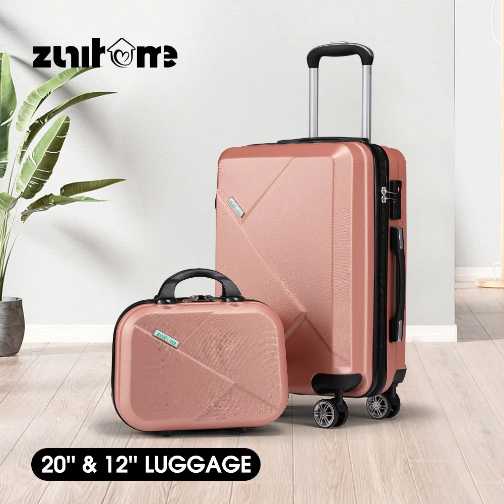 ZUNI 1/2/3PCS Luggage Suitcase Trolley Set Travel TSA Lock Storage Hard Case