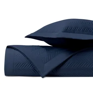 Zurich Quilted Navy Blue by Home Treasures