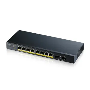 Zyxel Gs1900-10Hp - Switch - Smart - 8 X 10/100/1000 (Poe )   2 X Gigabit Sfp (Uplink) - Desktop, Wall-Mountable - Poe 